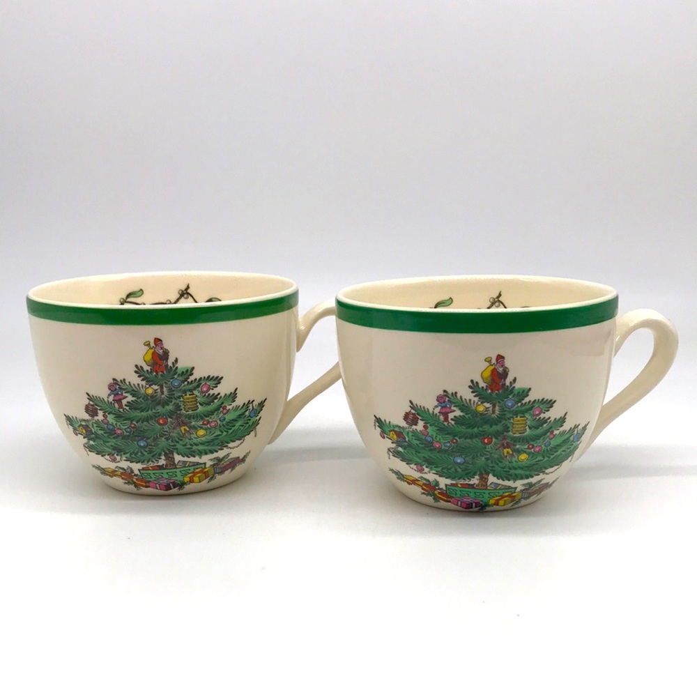Spode Christmas Tree Tea Cup set of 2